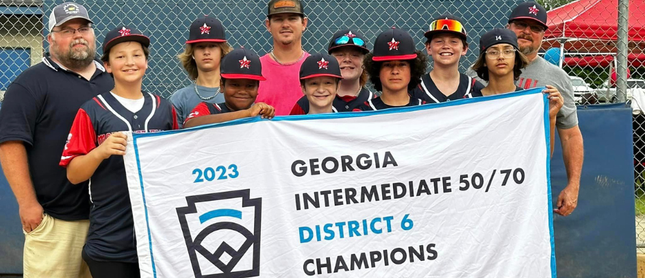 2023 District 6 Champions 50/70 Baseball