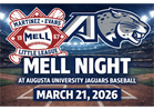 MELL Night at Augusta University Jaguars Baseball